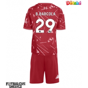 Liverpool Bradley Barcola #29 Dětské Domácí dres komplet 2026-27 Krátký Rukáv (+ trenýrky)